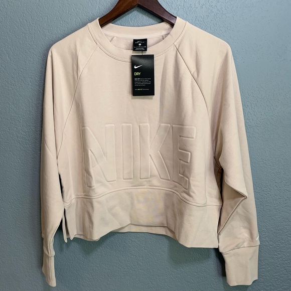 Nike Sweaters - NWT Tan Nike Dry-fit Sweater